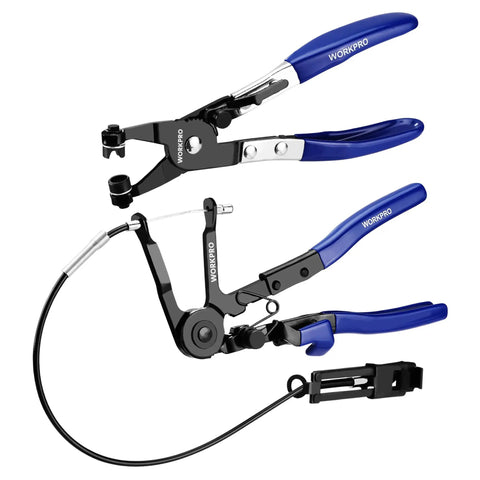 2 Piece Hose Clamp Pliers Set With 27 Inch Flexible Hose Clamp Pliers And Flat Band Pliers Removal Tool for car coolant hoses