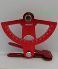 RC Plane Throw Meter DIY Tool Anodized Aluminum Throw Gauge For Precise Control Surface Throw Measuring, red CNC build