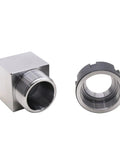 Two Piece ER-32 Collet Block Set With Square And Hex Workholding Blocks For Milling, Drilling And Precision Machining, Pro Grade Carbon Steel