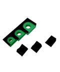 MagAttach Magnetic Ratchet Tool Tray Organizer Kit 3 Piece Set in green and black with 3D tool trays and connectors shown separately.