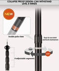 Beefed Up Heavy Duty Adjustable Tarp Poles 8.7Ft Telescoping Aviation Aluminum with twist and lock mechanism.