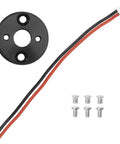 High Speed 370 RC Motor With 10T Gear And CNC Aluminum Motor Mount Plate Upgrade components including wires and screws