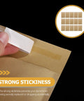 Self Sealing Kraft Bubble Mailers 16x22cm Padded Shipping Bags 25 Pack, showing seal strip being peeled off for easy sealing