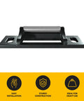 Surface Roller Strike For International Rim Panic Hardware Storefront Bronze Finish Easy Install Long Lasting Durability