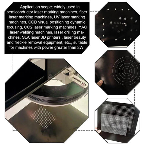 BENECREAT black laser engraving testing paper sheets, 10 pcs, A4 11 x 8.3 in, double-sided for fiber laser marking