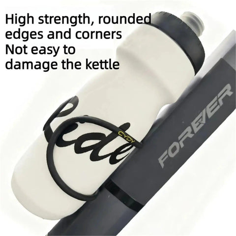 Ultralight Matte Carbon Fiber Water Bottle Cage For MTB And Road Bikes holding bottle on bike frame