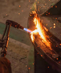 No Sweat Light Duty Oxy Fuel Welding And Cutting Torch Kit Arrives With Tight Regulator Connector Perfect For HVAC Repairs And Quick Brazing Portable Gas Torch Set That Hands You Smooth Reliable Flame Every Time using flame on metal.