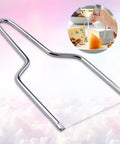 Three Pack Butter Line Cutting Machine Handheld Cheese Cutter Set, Stainless Steel Wire Slicer For Kitchen, product image