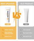 Comparison of new upgrade 120g wall patching plaster vs old 100g product