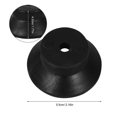 Ultimate 3D Printer Vibration Dampening Feet Pads in Black, 5.5cm size, rubber material for reducing noise.