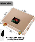 Powerful 4000W Tankless Under Sink Hot Water Heater 110V Thermostatic Control With Remote Touch Screen Display dimensions