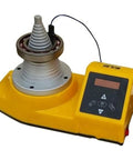 Rock Solid Bearing Heater Tower Induction Coil Tool With No Hassle Thermal Installation Featuring Automatic Demagnetization and Smooth 2Kw Heating Power for Rapid Metal Workpiece Warming Up to 120 Mm Inner Diameter, yellow induction heater with digital control.