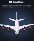 Beginner Friendly 3 Channel RC Airplane With 2.4G Remote Control Easy to Fly EPP Foam Fixed Wing Glider Aircraft frontal view