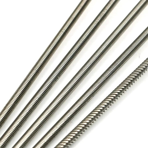 T6 Stainless Steel Trapezoidal Lead Screw, 6mm Diameter, 1mm Pitch, 2mm Lead, Copper Nut, 100mm To 1000mm Length, Heavy Duty For 3D Printers, Stepper Motors, And CNC Machines Today, stainless steel screws