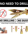 Self Drilling Drywall Anchors And Screws Kit For Quick No Pre Drill Installation showing detailed anchor design