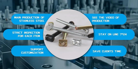 Dark Bronze Hex Socket Head Cap Screw Set With Barrel Nuts And Allen Wrench For Crib Furniture Assembly showing assorted screws and nuts.
