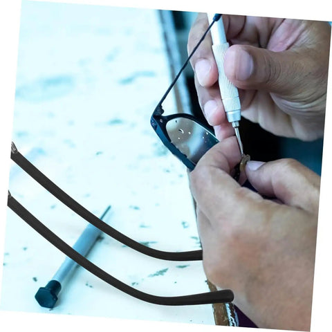 2 Pairs Spectacle Temple Replacement Arms For A Comfortable Fit And No Sweat Install Durable Design For Quick Eyewear Repairs Universal Metal Eyeglass Temple Replacements For Most Glasses