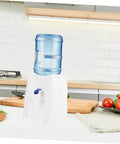 Compact Portable Water Cooler Dispenser Desk Ready And Home Office Countertop Cold Water Dispenser With Mini Bottle Holder