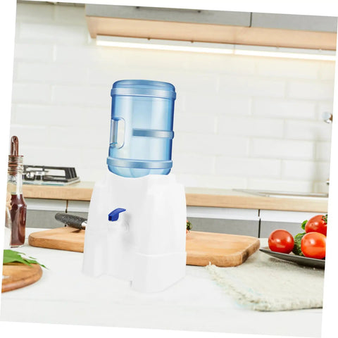 Compact Portable Water Cooler Dispenser Desk Ready And Home Office Countertop Cold Water Dispenser With Mini Bottle Holder