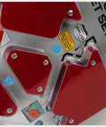 Check Out This Crazy Cool 6Pc Magnetic Welding Fixture Tool For Super Stable Support And Precision Positioning On All Your Soldering Jobs Without Deformation Woes, featuring red magnetic clamps on a set.
