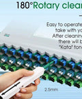 Fiber Cleaner Pen for 2.5mm ferrules (SC/FC/ST), white plastic handheld cleaning tool by Amazon
