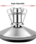 Heavy Duty Low Profile Desk Chair Casters With A Grippy Grip Ring Base, angle adjustable base detail for smooth gliding.