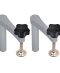 20mm Solid Hold Down Clamp With Hella Tough Grip And Fast Acting Gear Lock For Workbench Saw Holes, aluminum steel build.