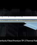 M2 Pro Heatsink Cooler For M.2 2280 SSDs, Crazy Good Cooling And Solid Heat Dissipation For PC And PS5, Stops Throttling And Keeps Your SSD Running Fast And Smooth, silver heatsink with TP-3 thermal pads