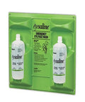 32 Ounce Sterile Saline Eye Wash Wall Station With Dual Bottles Trilingual Instructions Includes Two Full Bottles Wall Mounted Eyewash