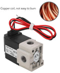 Three Way Vacuum Solenoid Valve Direct Acting Two Position Pneumatic Air Valve With Copper Coil And Polished Internal Wall