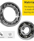 Honda Rear Differential Bearings Seals Kit For FourTrax 300 TRX300 TRX300FW 1988-2000 showing two steel ball bearings