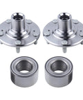 Front Wheel Hub Bearing Assembly For 2012-2015 Honda Civic DX EX LX HF Hybrid 1.5L 1.8L Replaces 44600-TR0-A00 NT510089