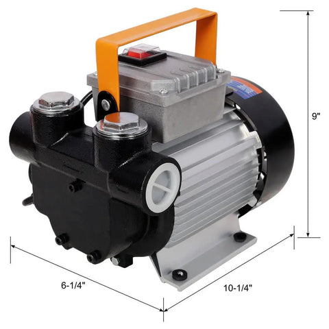 Heavy Duty 110V Electric Diesel Transfer Pump Self Priming Rotary Fuel Pump For Kerosene Biodiesel Waterproof Switch Portable Design For Farm And Industrial Jobs Quick Fluid Movement