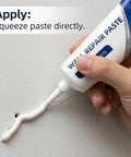All In One Drywall Repair Kit With Quick Dry Mending Paste, Scraper, Nozzle Extender And Sandpaper used to fill wall crack
