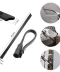 Flexible crevice tool from 8 Piece Vacuum Attachment Set For Shop Vac Accessories With Two And A Half Inch To One And A Quarter Inch Hose Adapter.