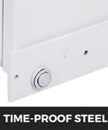 Close-up of Heavy Duty Murphy Bed Spring Mount Kit Horizontal Wall Frame Hardware For Queen Or Twin Size Bed with steel bolt.