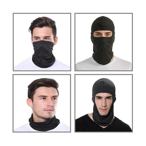 4 Pack Balaclava Face Mask For Outdoors Ride Ready Gear Breathable Ski Mask For Bike Riding Motorcycling And Winter Use Lightweight