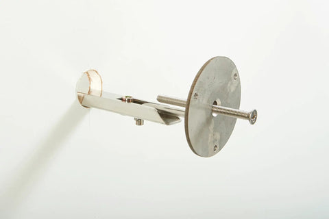 Foolproof No Stud Grab Bar Mounting System Heavy Duty Rust Proof Stainless Steel Bathroom Safety Anchor with drywall mount.