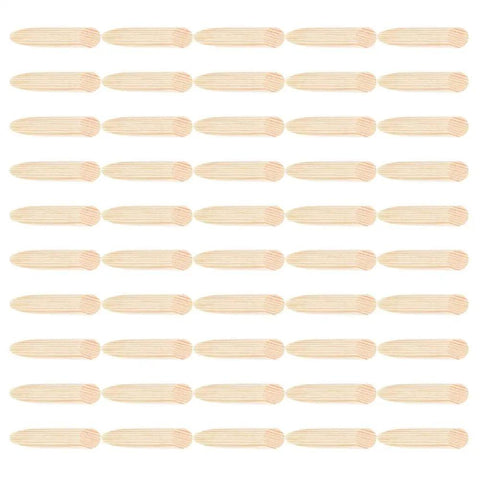 Woodworking Pocket Hole Plugs Kit 50 Pcs Pine Wood Plugs With Inclined Drilling Locator For Oblique Holes displayed in rows