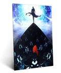 Badass Solo Leveling Metal Wall Art Poster And Dope Anime Collector Print With Heavy Duty Magnetic Mount And Crisp High Res Art for game room