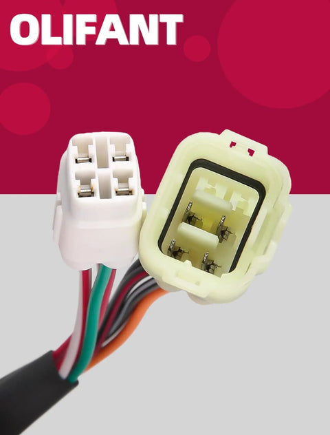 Ignition CDI Box For Banshee 350 YFZ350 1997-2006 Plug-and-Play 2 Plugs 4 Pins Replacement connectors close-up