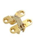 Rotating Concealed Cabinet Hinges Set 2 Pieces 12x43mm Hidden Hinge With Silent Close Cross Pivot Door Fittings