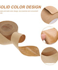 Water Activated Kraft Paper Tape Writable Waterproof Packing Tape 3.6 Cm Wide Eco Friendly For Shipping Boxes And Home Cartons 2 Rolls