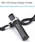 Beefed Up Brushless DC Motor Kit LCD throttle for electric scooters bikes 48V 2000W 4300RPM high speed mid drive DIY part