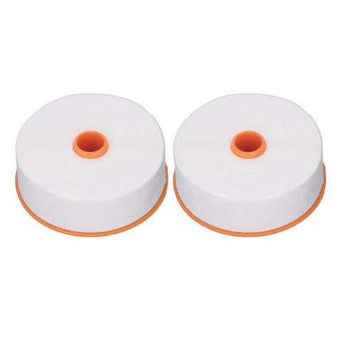 Two Straight Up Slick Fiber Optic Cleaning Wipes For Optical Gear Dry Or Wet Use Non Woven Cleanroom Paper in orange pull out holder.