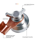 Heavy Duty Welding Magnetic Grounding Clamp With Stainless Steel Brass Fixture For Garage Use large size with strong magnetic fixing plate.
