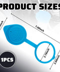 Blue Windshield Washer Fluid Cap Replacement For Acura RDX MDX ILX And Honda CR-V Civic No-Fuss Direct Fit OE-Grade Reservoir Cap 38513-SC4-672