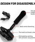Zipper Repair Kit With Three Size Replacement Zipper Heads For Size 3 5 8 Nylon Metal Zippers quick install tool with handle