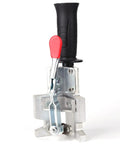 Woodworking Locating Clamp 90 Degree Corner Clamp Fixing Clip with black handle and red lever, metal body for precise workholding.