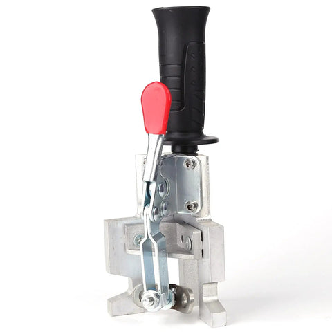 Woodworking Locating Clamp 90 Degree Corner Clamp Fixing Clip with black handle and red lever, metal body for precise workholding.